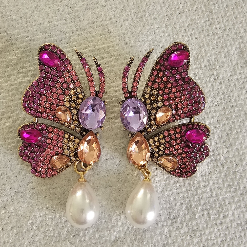 Butterfly fashion earrings